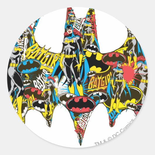 Sticker Rond Batgirl - Meurtre (Devant)