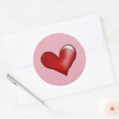 STICKER ROND BÂTIMENTS DU COEUR (Enveloppe)