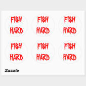 STICKER ROND BÂTIMENTS DURS DE POISSON (Feuille)