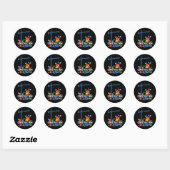 Sticker Rond Bâtiments en brique de l'équipe de construction Bl (Feuille)