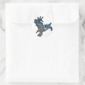 Sticker Rond Batman Arrive En Avant (Sac)