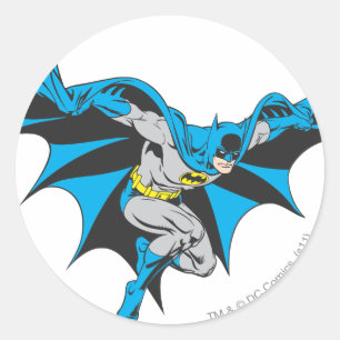 Sticker Rond Batman Crouches