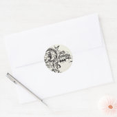 Sticker Rond Batman Dark Knight | Logo d'organisation (Enveloppe)