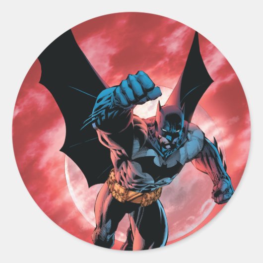 Sticker Rond Batman Firey Sky (Devant)