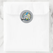 Sticker Rond Batman Golfing - Passage En Action (Sac)