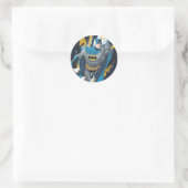 Sticker Rond Batman Gotham Guardian (Sac)