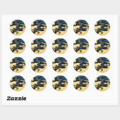 Sticker Rond Batman Hyperdrive - 19B (Feuille)