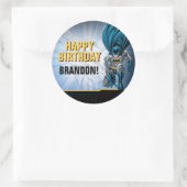 Sticker Rond Batman | Joyeux anniversaire (Sac)