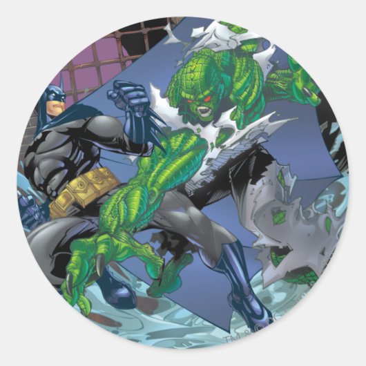 Sticker Rond Batman - Killer Croc (Devant)