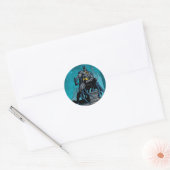 Sticker Rond Batman Knight FX - 19 (Enveloppe)