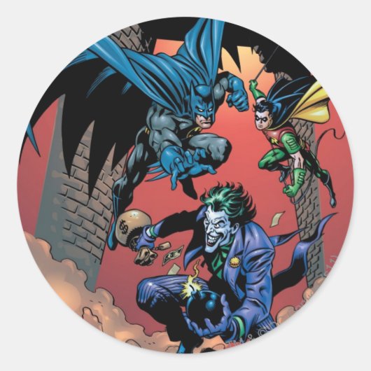 Sticker Rond Batman Knight FX - 8 (Devant)