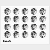 Sticker Rond Batman | Les chauves-souris qui traversent Gotham (Feuille)