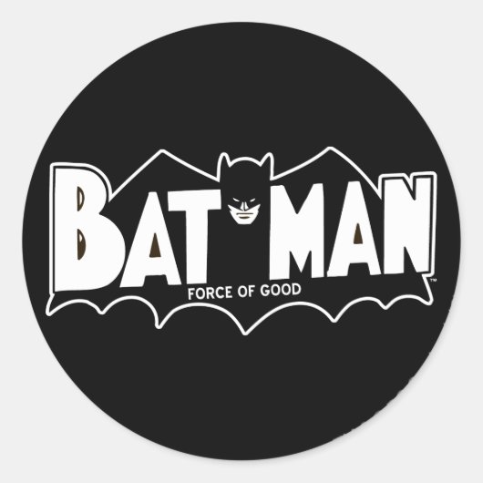Sticker Rond Batman | Logo Force of Good 60s (Devant)