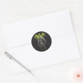 Sticker Rond Batman Power Up Caractère Art (Enveloppe)