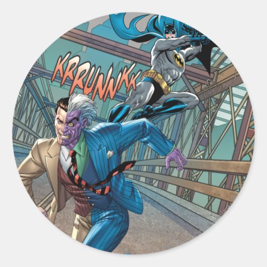 Sticker Rond Batman Rogue Rage - 7 (Devant)