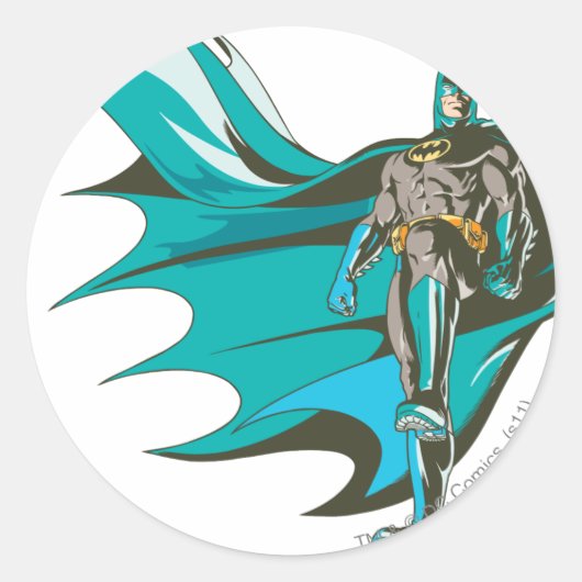 Sticker Rond Batman Standing (Devant)