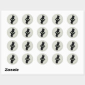 Sticker Rond Batman & The Riddler Dual Character Graphic (Feuille)