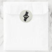 Sticker Rond Batman & The Riddler Dual Character Graphic (Sac)