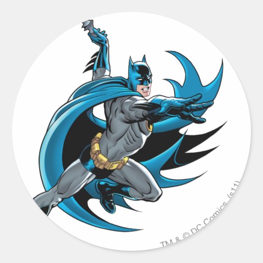 Sticker Rond Batman Twists (Devant)