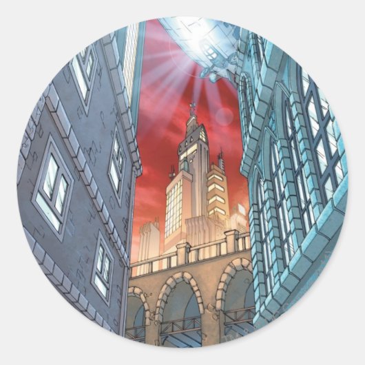 Sticker Rond Batman Urban Legends - BG 3 - Gotham City (Devant)