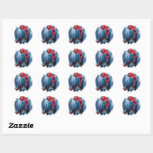 Sticker Rond bâton d'araignée (Feuille)