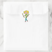 Sticker Rond Baton Twirling (Sac)