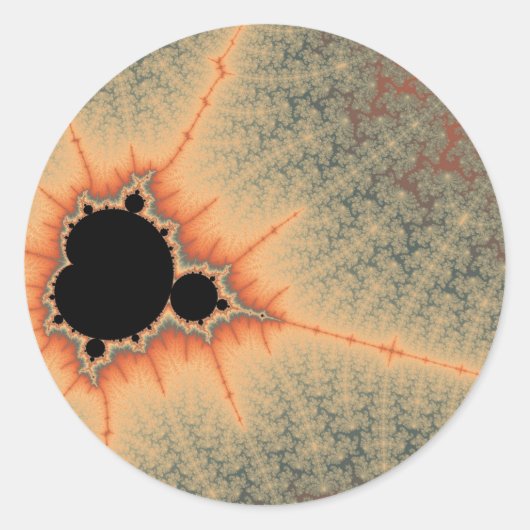 Sticker Rond Bâtonnets Mini Brot de Sunset (Devant)