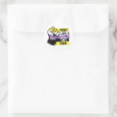 Sticker Rond Bats-toi comme un They Them (Sac)