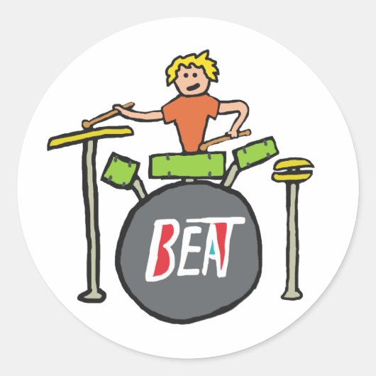 Sticker Rond Batterie (Devant)