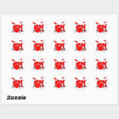 Sticker Rond batterie oddRex (Feuille)