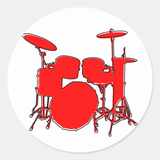 Sticker Rond batterie oddRex (Devant)