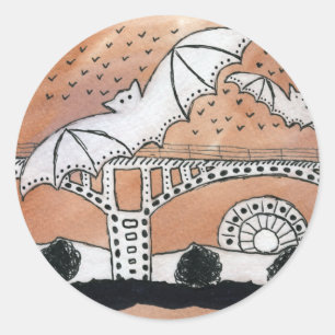 Sticker Rond Battes d'avenue du congrès