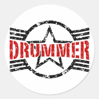Sticker Rond Batteur