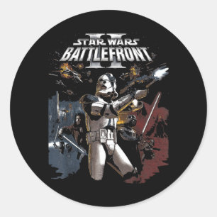 Sticker Rond Battlefront Ii Jeu Vidéo Graphique S T Shirts Pour