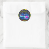 Sticker Rond Baules en verre (Sac)
