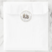 Sticker Rond Baume à lèvres Ginger & Citrus Beeswax Skep Classe (Sac)