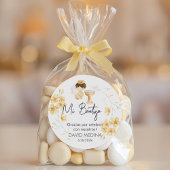 Sticker Rond Bautizo en espagnol mignon Baptême Christening Fav
