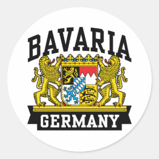 Sticker Rond Bavière