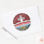 Sticker Rond Bayern Bayrisch Schweizer Schweiz Baum Wurzel (Enveloppe)