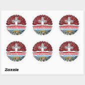 Sticker Rond Bayern Bayrisch Schweizer Schweiz Baum Wurzel (Feuille)
