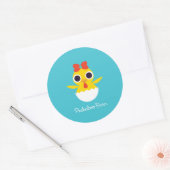 Sticker Rond Bayla le poussin (Enveloppe)