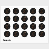 Sticker Rond Bball Basball 1 (Feuille)