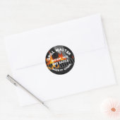 Sticker Rond BBQ Grill Sauce Smokin Hot Circle (Enveloppe)