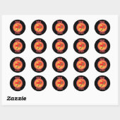 STICKER ROND BBQ KING (Feuille)