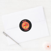 STICKER ROND BBQ KING (Enveloppe)