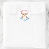 Sticker Rond Be Kind Corgi (Sac)