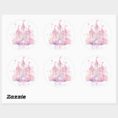 Sticker Rond Be Kind Palace on the Pink Cloud personnalisable (Feuille)