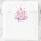Sticker Rond Be Kind Palace on the Pink Cloud personnalisable (Sac)