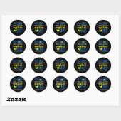 Sticker Rond Be Kinder Teacher (Feuille)