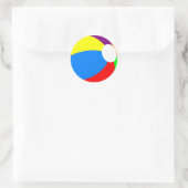 Sticker Rond Beach Ball (Sac)